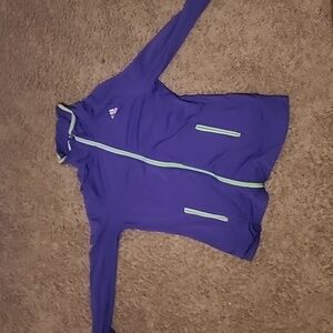 Purple Addidas climawarm jacket